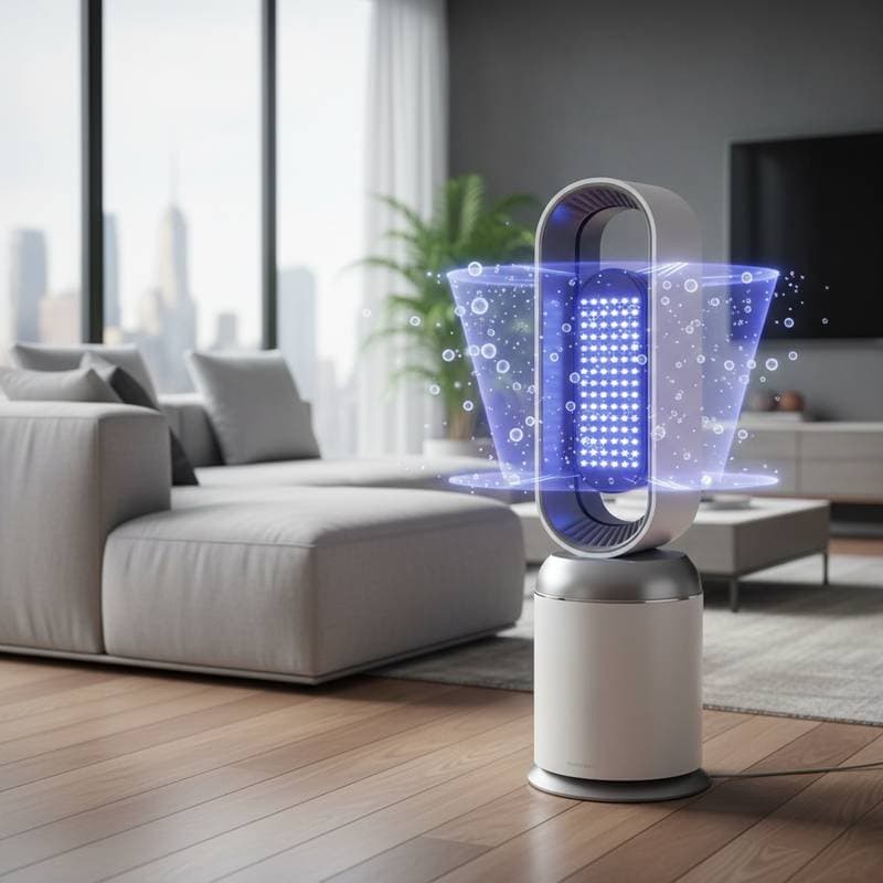 Featured image for UV-C LEDs Kill Airborne Pathogens Without Filters