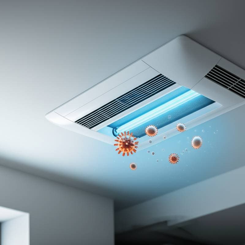 Featured image for UV-C Air Purifiers Cut Airborne Pathogens 89%