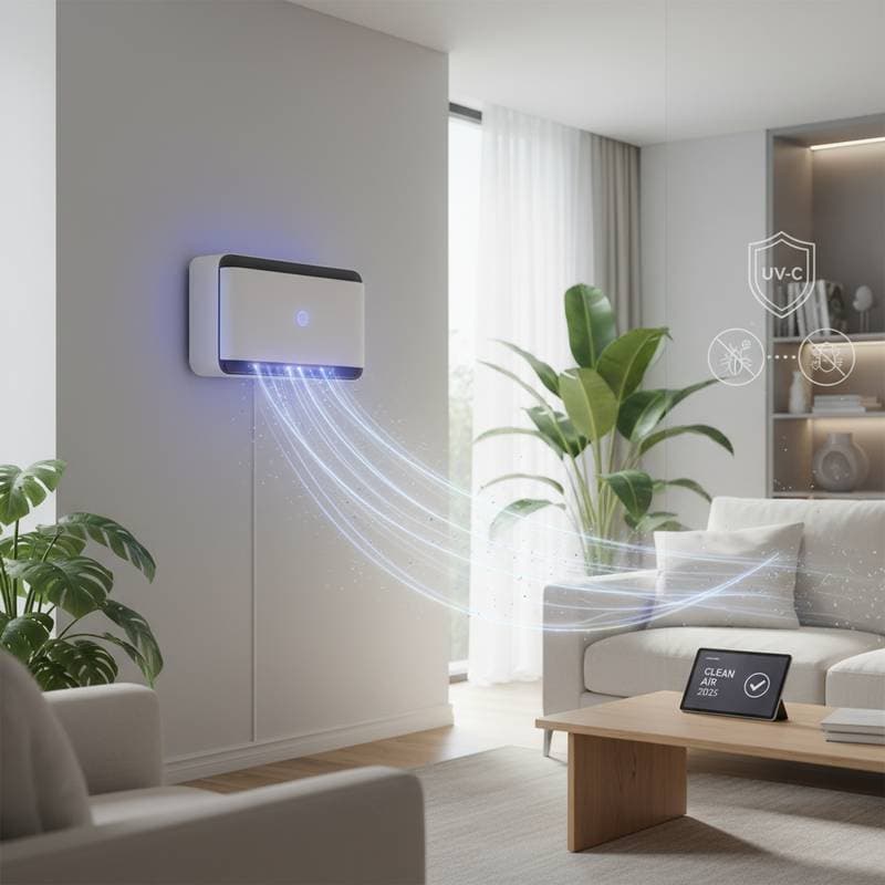 Image for UV-C Light Kills Allergens Traditional Filters Miss