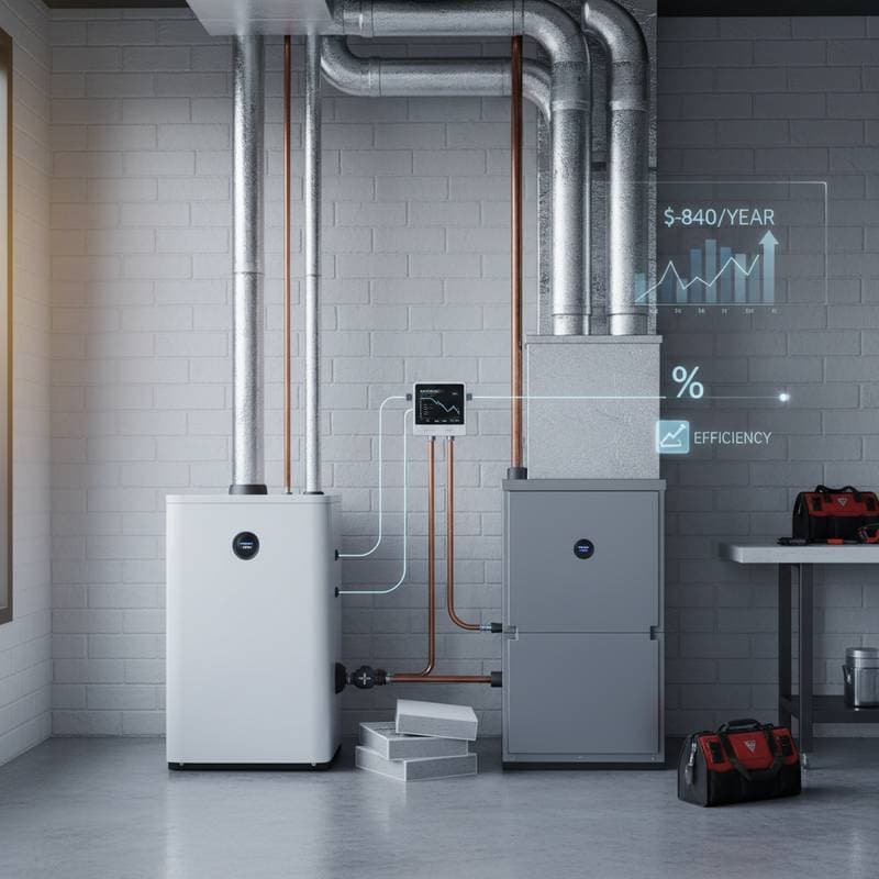 Image for Dual-Fuel Systems Cut Heating Bills by $840 Yearly