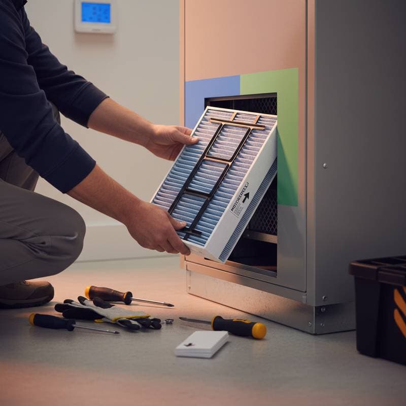 Image for 78% of DIYers Install Air Filters Backwards