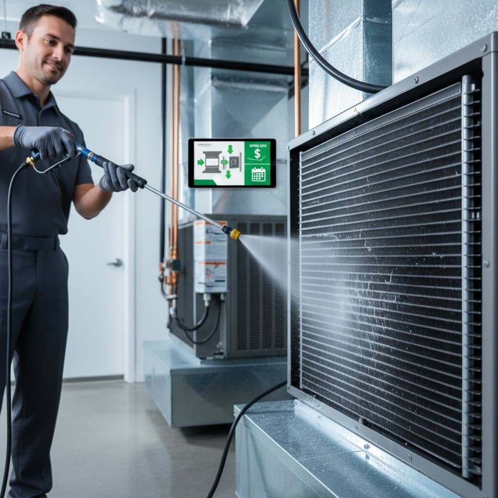 Featured image for Spring Coil Cleaning Prevents Costly HVAC Repairs