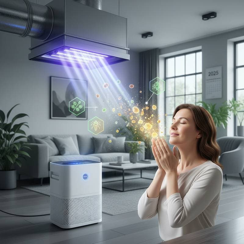 Image for UV-C Light Destroys Allergens Traditional Filters Miss