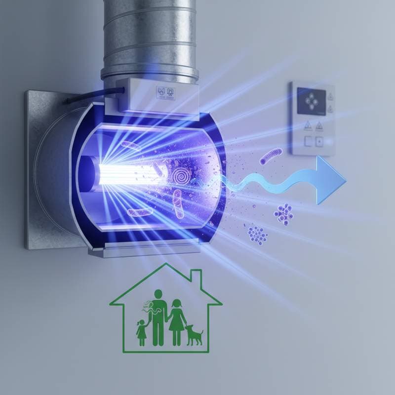 Featured image for UV-C Light Eliminates 99% of Airborne Pathogens