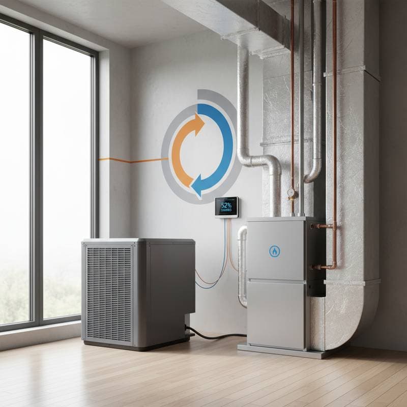 Featured image for 52% Winter Bill Savings with Dual-Fuel Systems