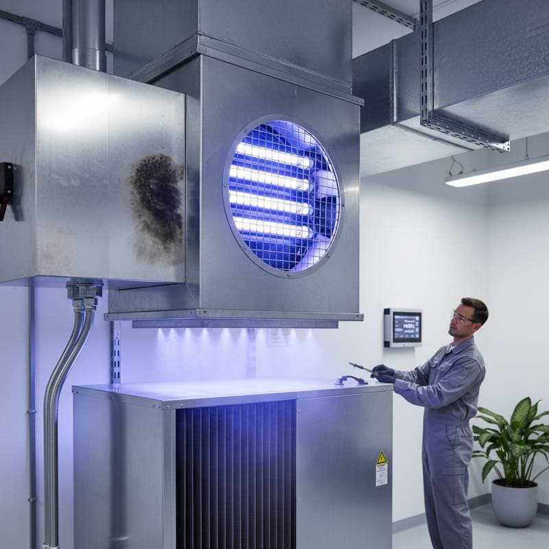 Image for UV-C Lights Cut HVAC Mold 99% for $350-$800