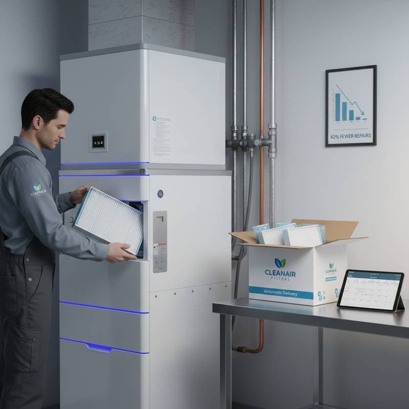 Image for Regular Filter Changes Cut HVAC Repairs 62%