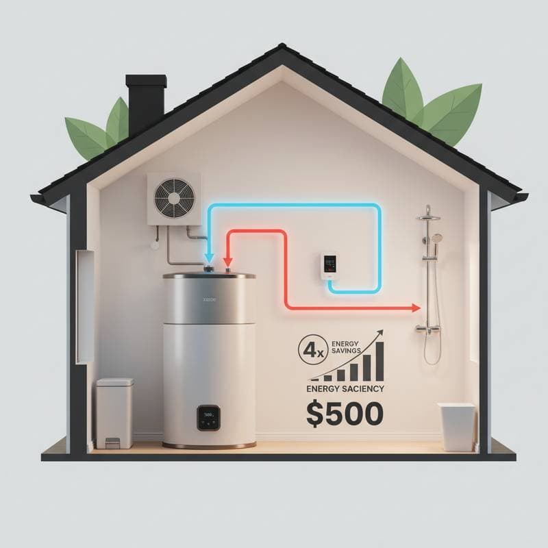 Image for Heat Pumps Move Heat Instead of Making It, Cut Bills $500