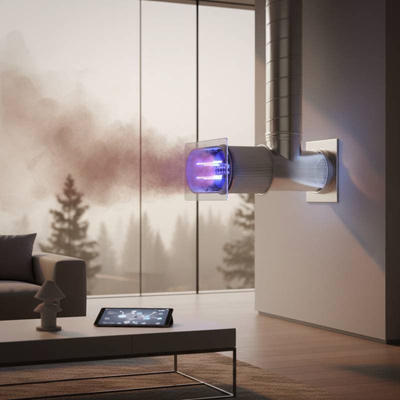 Image for UV-C Air Purifiers Block Wildfire Smoke Indoors