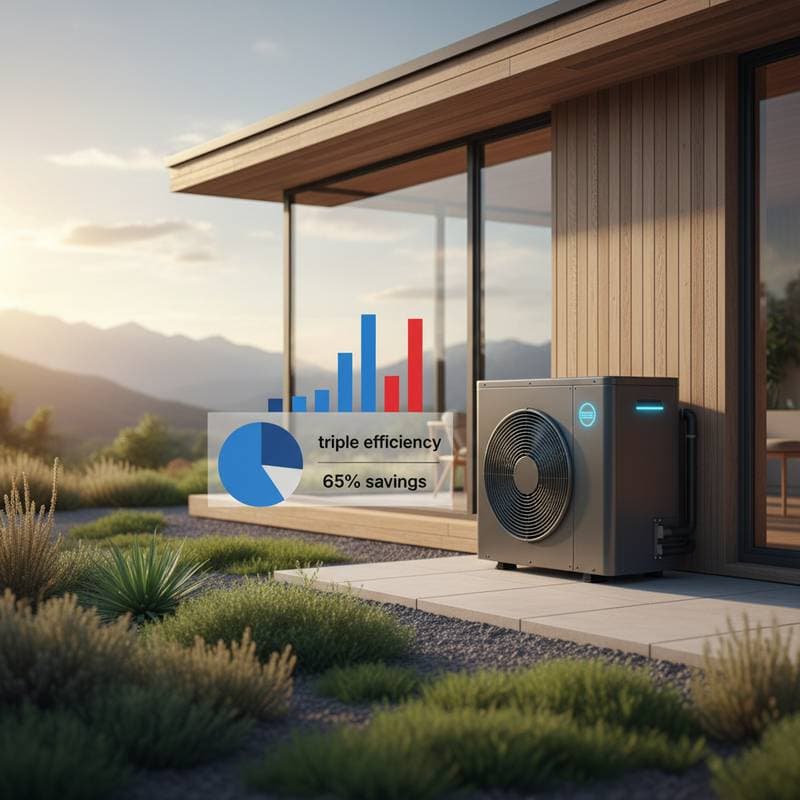 Image for Heat Pumps Triple Efficiency, Slash Bills 65%