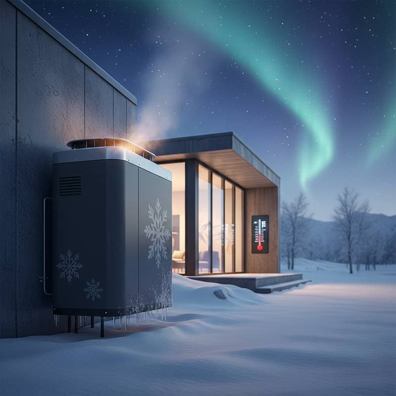 Featured image for How Cold Climate Heat Pumps Work at -22°F