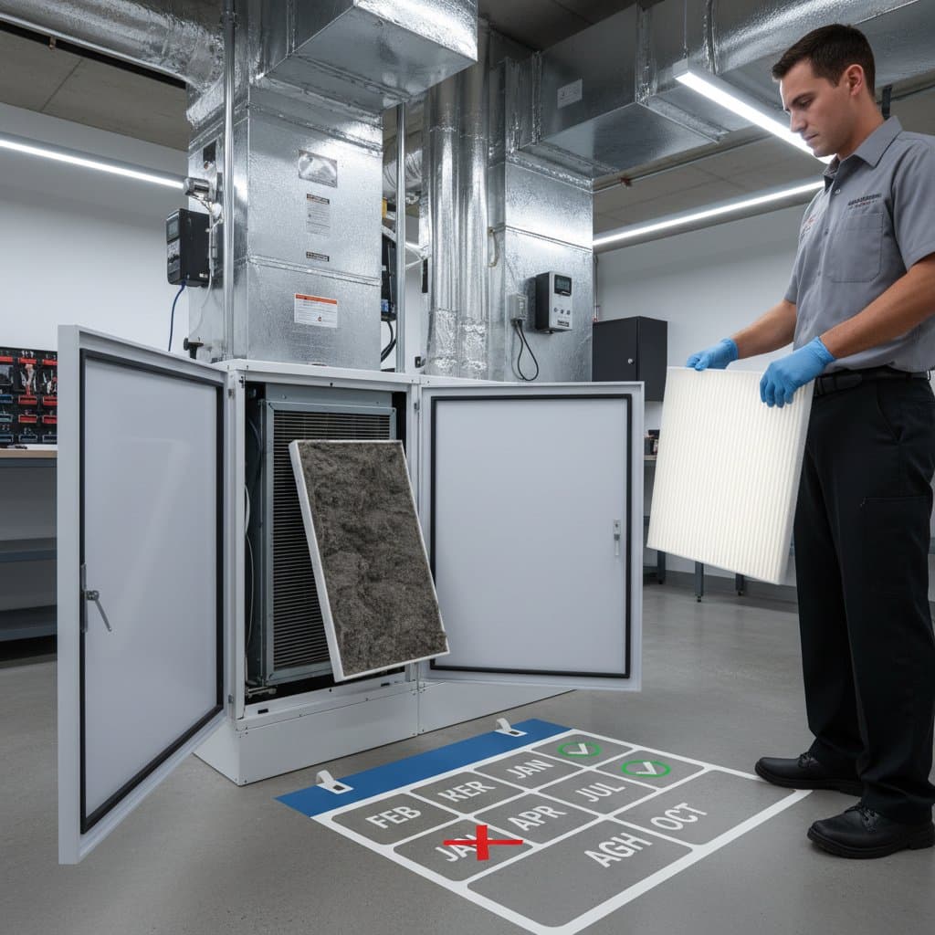 Image for Bi-Annual Filter Changes Cut HVAC Life by 5 Years