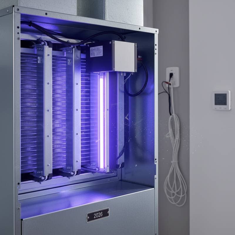 Image for UV-C Light Kills Mold and Bacteria Inside Your HVAC