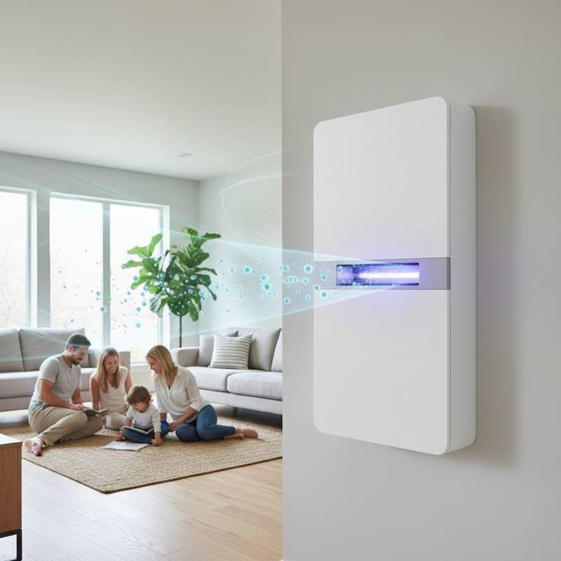 Image for UV-C Light Kills Airborne Pathogens Without Filters