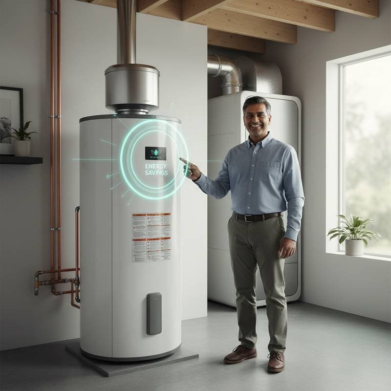 Image for Heat Pump Water Heaters Use One-Third the Electricity