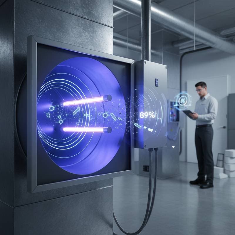 Image for UV-C Light Destroys 89% of Mold DNA in Your HVAC System