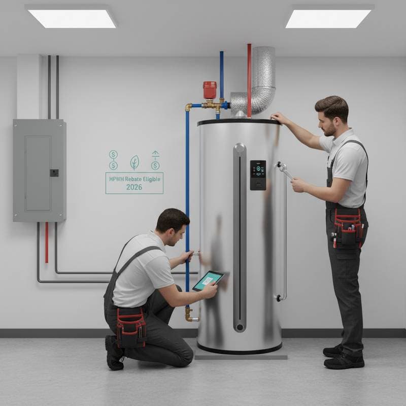 Image for 2026 Heat Pumps Cut Water Heating Costs by Two-Thirds