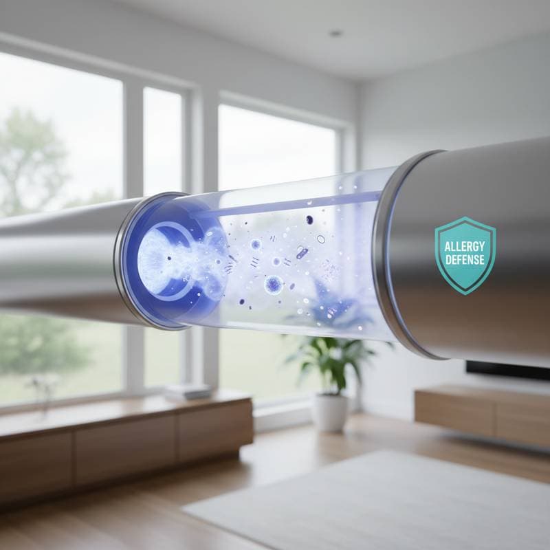 Image for UV-C Light Neutralizes Allergens Regular Filters Miss