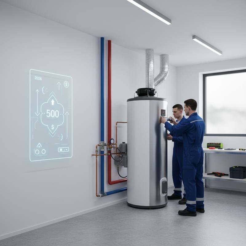 Featured image for Heat Pump Water Heaters Cut Energy Bills by $500