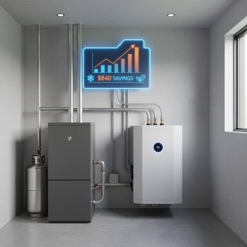 Image for Dual-Fuel Systems Save $840 Over Gas in Winter