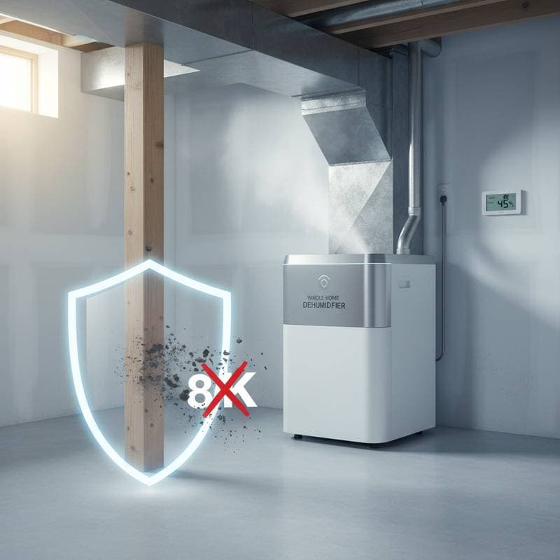 Featured image for How Humidity Control Prevents $8K Mold Damage