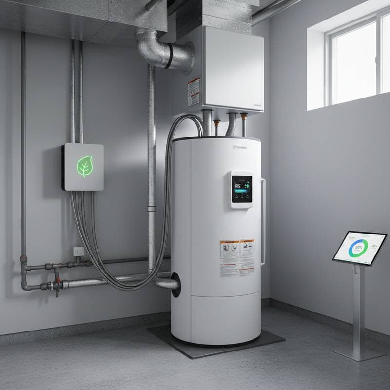 Image for 2026 Hybrid Water Heaters Cut Energy Use 65%