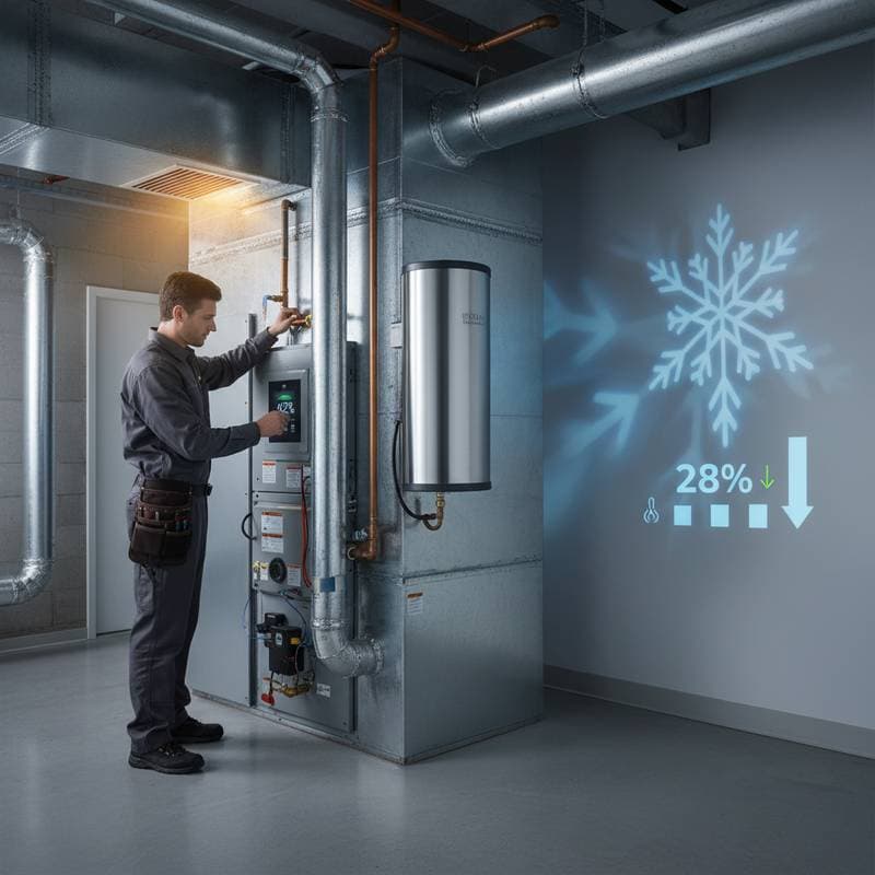 Image for Humidity Control Cuts Winter Heating Bills 28%
