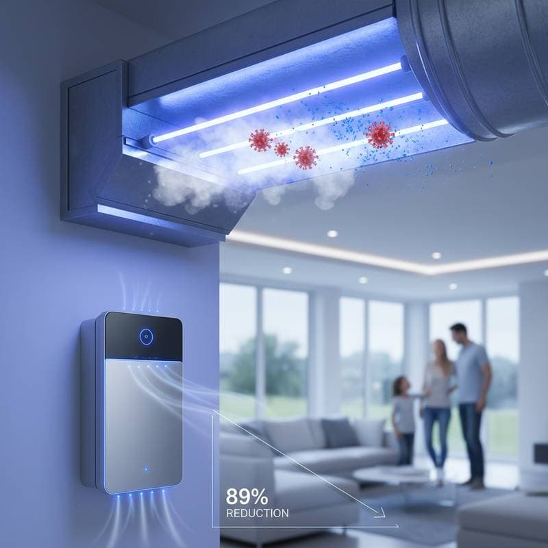 Featured image for UV-C Air Purifiers Cut Airborne Viruses by 89 Percent