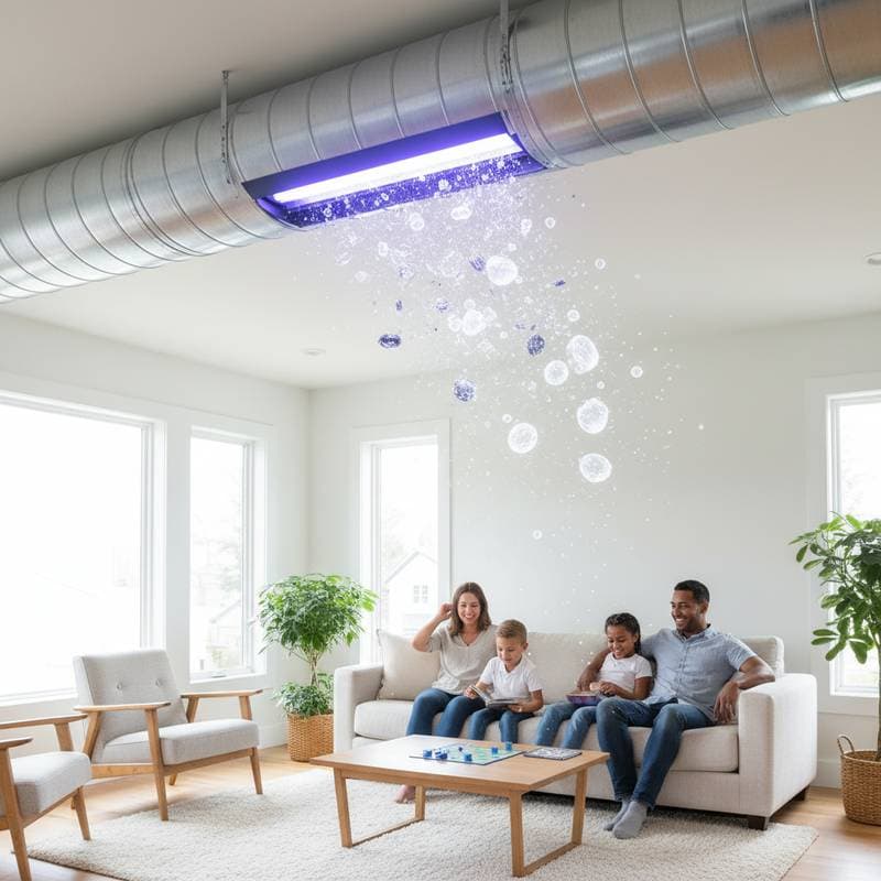 Image for UV-C Light Destroys 89% of Airborne Allergens at Home