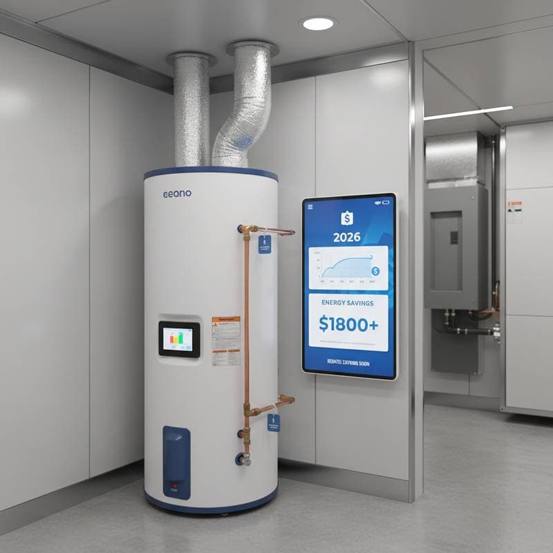 Image for Heat Pump Water Heaters Cut Energy Bills by Two-Thirds