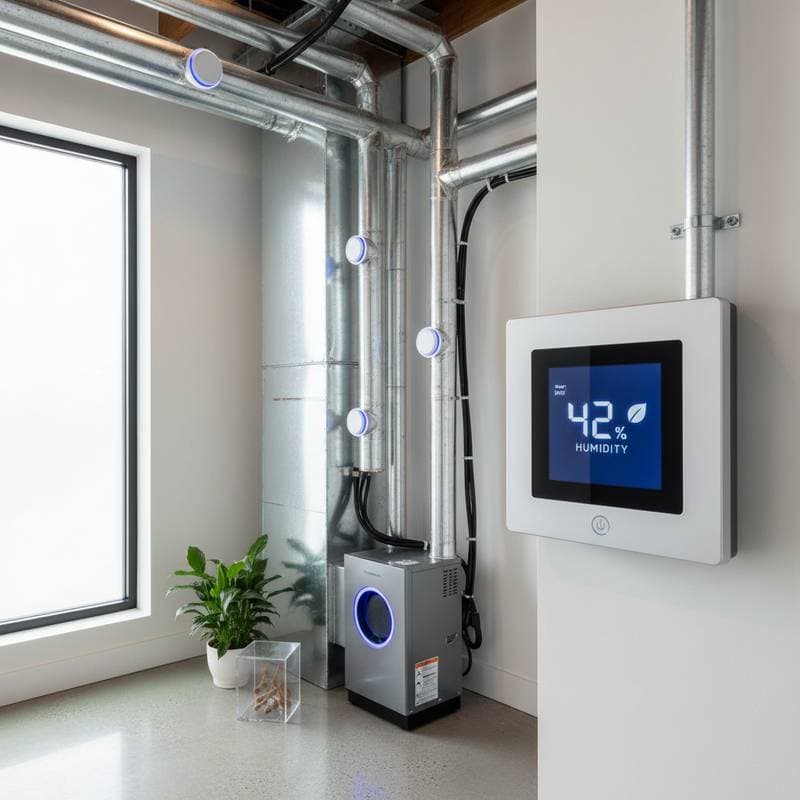 Image for Smart HVAC Systems Stop Mold at 30-50% Humidity