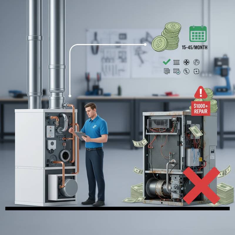 Image for HVAC Subscriptions Cost $15-$45 Monthly vs $1000+ Repairs