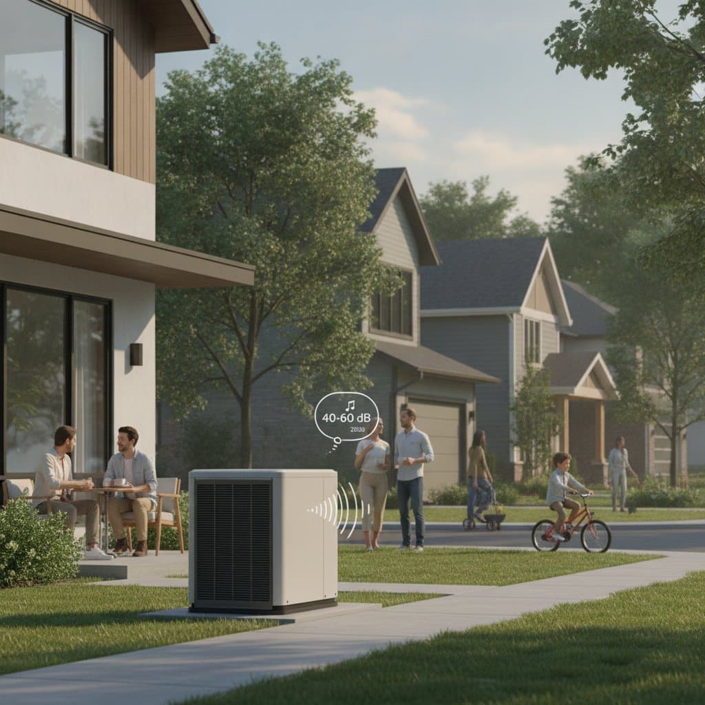 Featured image for Heat Pump Noise Limits Drop to 40-60 Decibels in 2026