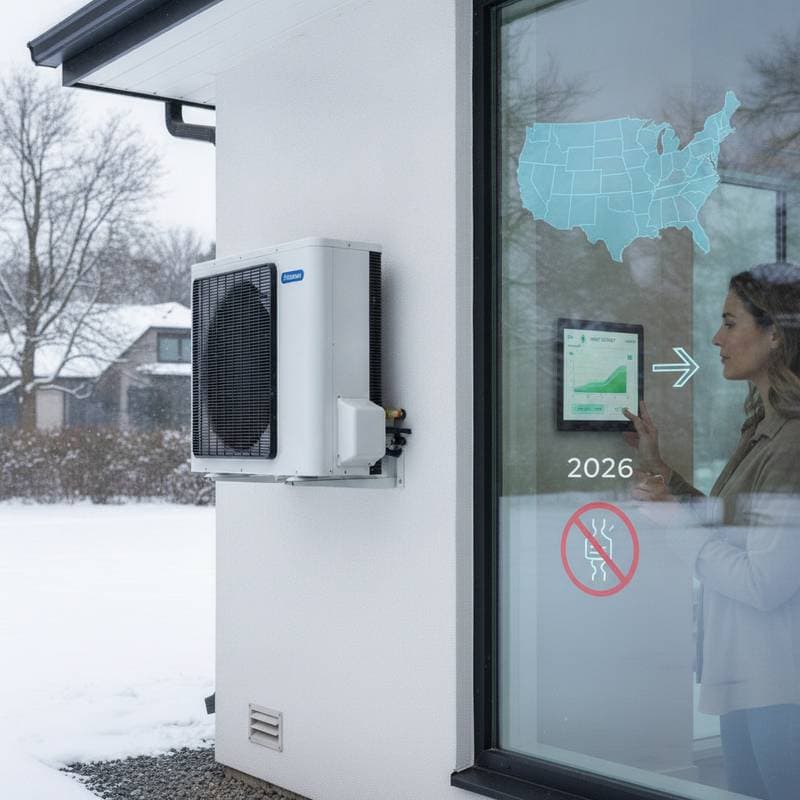 Featured image for 8 States Ban Electric Heat Strips for Heat Pumps by 2026