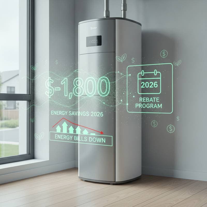 Featured image for Save Up to $1,800 on Heat Pump Water Heater Install