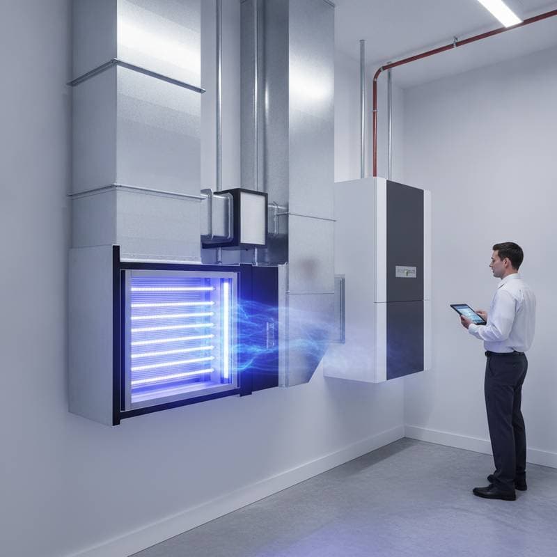 Image for UV-C Air Cleaning Becomes HVAC Standard in 2026