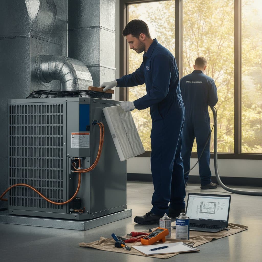 Featured image for Spring HVAC Tasks That Prevent Summer Breakdowns